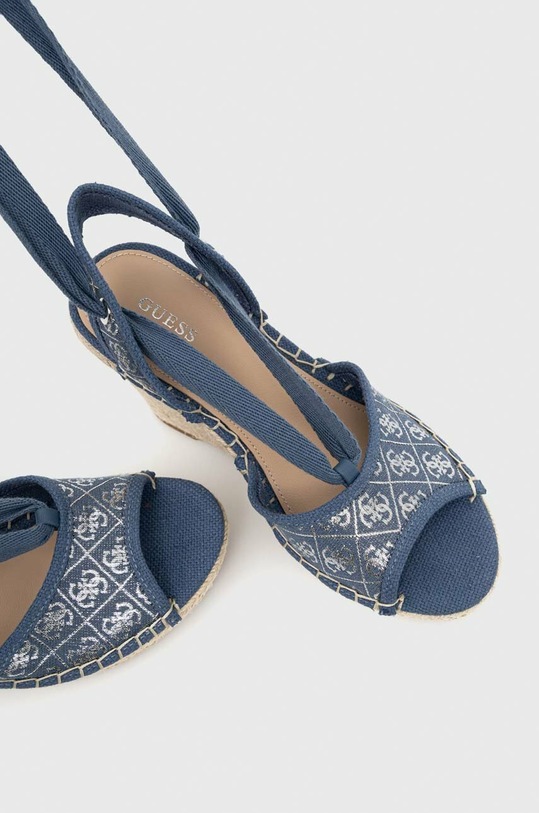 Sandály Guess HALONA modrá FL6HLO.FAL04.DENIM