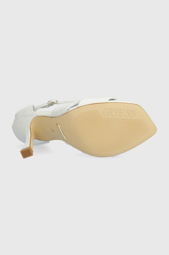 Kožne sandale Guess HYSON FL6HYS.LEA03.WHITE bijela