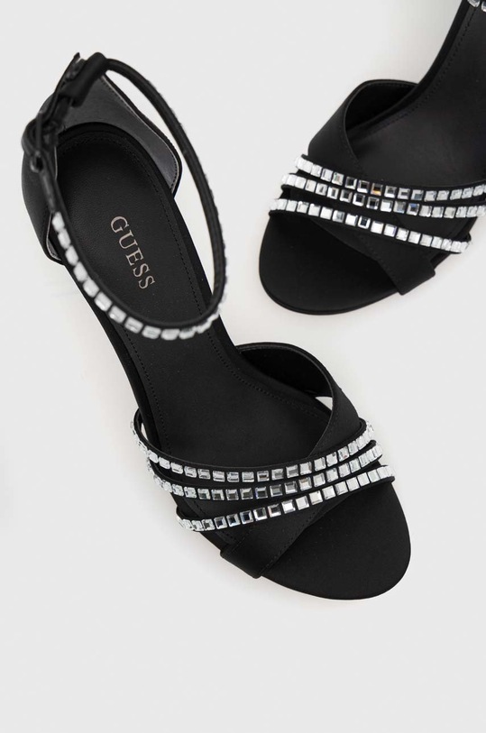 Guess szpilki KADISHA czarny FL6KAD.SAT07.BLACK