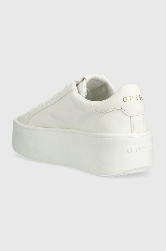 Obuwie Guess sneakersy skórzane MARILYN FL6MRI.LEA12.WHITE biały
