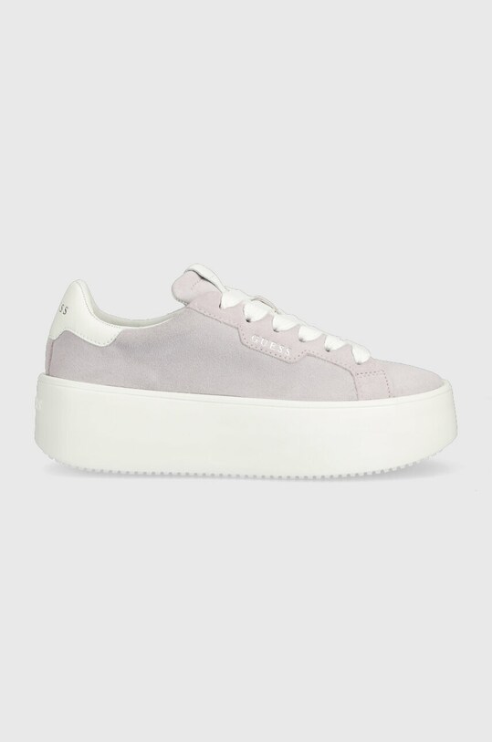 Guess sneakers in camoscio MARILYN platform violetto FL6MRI.SUE12.LILAC