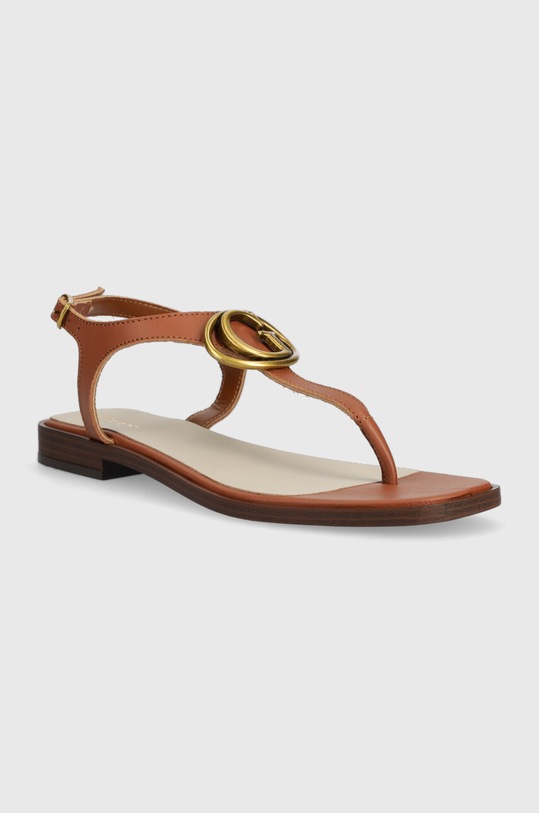 Kožené sandály Guess MIRY FL6MRY.LEA21.COGNA hnědá SS23