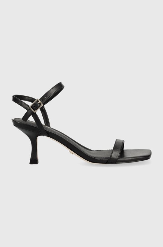 Шкіряні сандалі Guess RIMIA2 5-8 см чорний FL6R2M.LEA03.BLACK