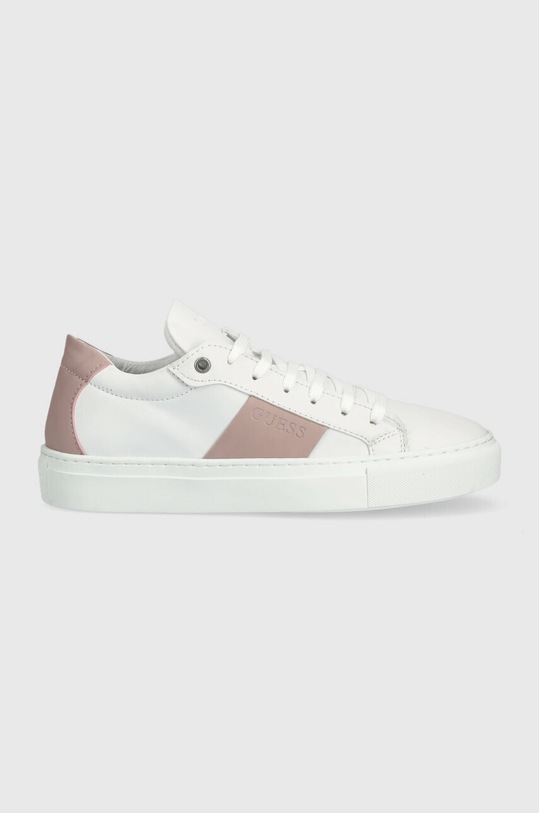 Sneakers boty Guess TODA plochá bílá FL6TOD.ELE12.NUDE