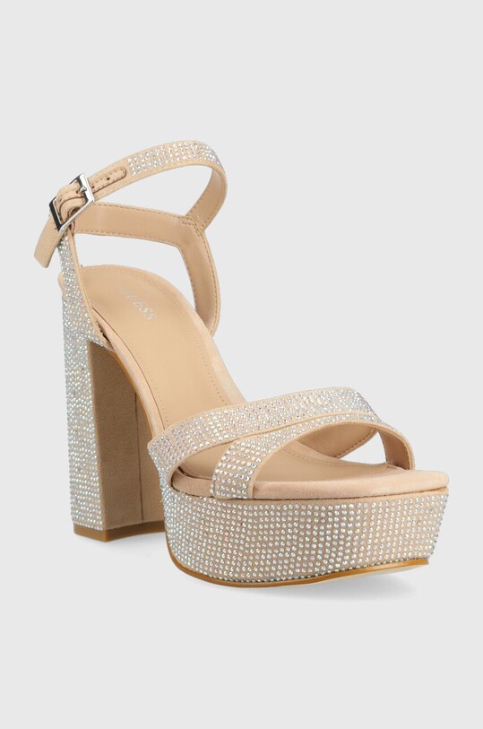 Сандалі Guess ZELINE FL6ZLE.ESU03.NUDE бежевий SS23
