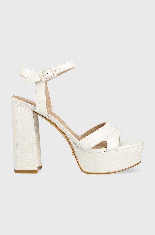 Sandály Guess ZELINA sloupkový bílá FL6ZLI.PEL03.PEARL