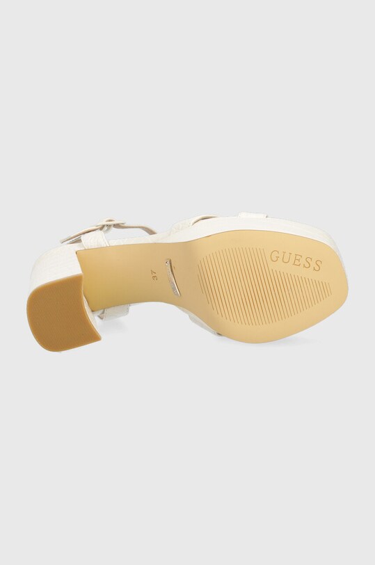 Σανδάλια Guess ZELINA FL6ZLI.PEL03.PEARL λευκό