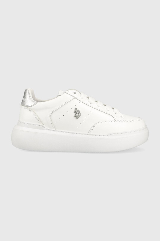 Kožne tenisice U.S. Polo Assn. ARTIDE platforma bijela ARTIDE001W.3L1