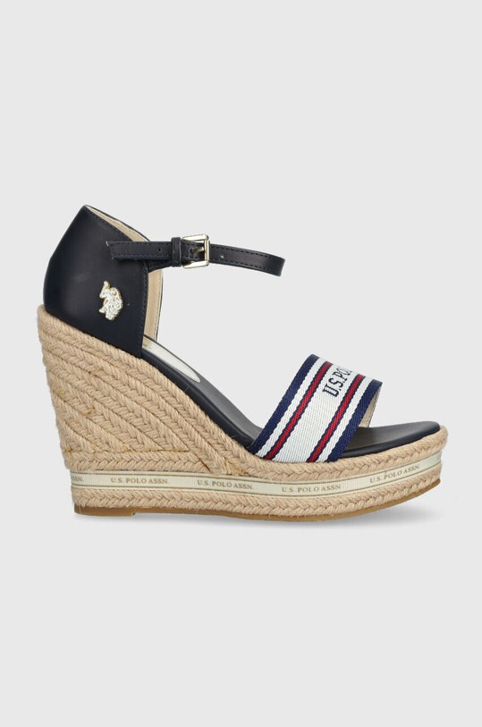 Сандали U.S. Polo Assn. AYLIN скосена платформа тъмносин AYLIN009W.3YT1