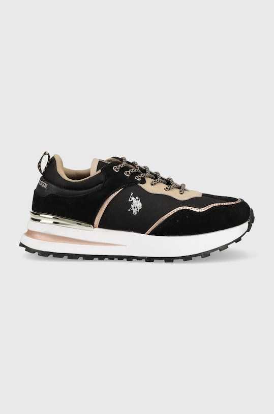 Маратонки U.S. Polo Assn. SOFIA велур черен SOFIA002W.3NY1