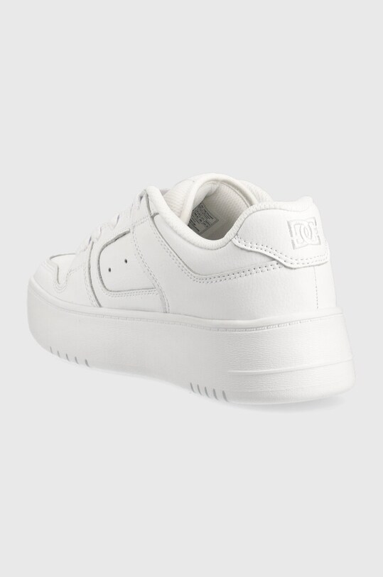 Încălțăminte DC sneakers din piele ADJS100156 alb