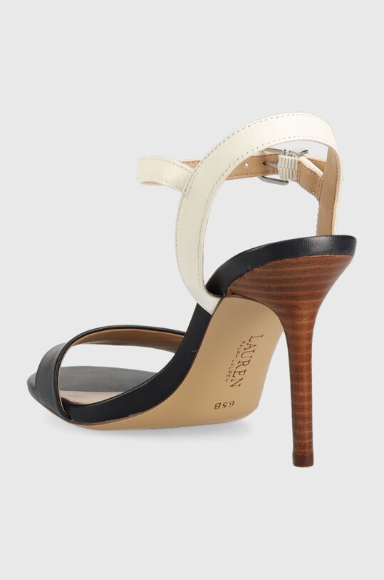 Obuwie Lauren Ralph Lauren sandały skórzane Gwen 802836571002.NAVY granatowy