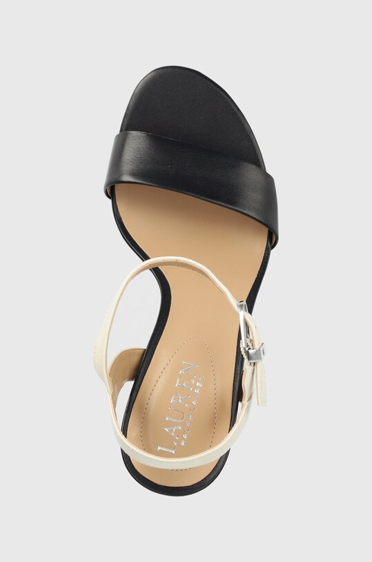 Lauren Ralph Lauren sandały skórzane Gwen granatowy 802836571002.NAVY