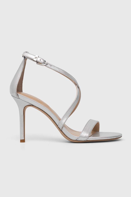 Lauren Ralph Lauren sandały skórzane Gabriele pozostałe srebrny 802882597002.SILVER