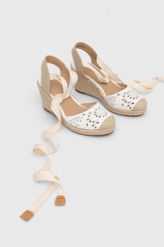 Εσπαντρίγιες Lauren Ralph Lauren Paislee Eylt 802896868003.WHITE λευκό SS23