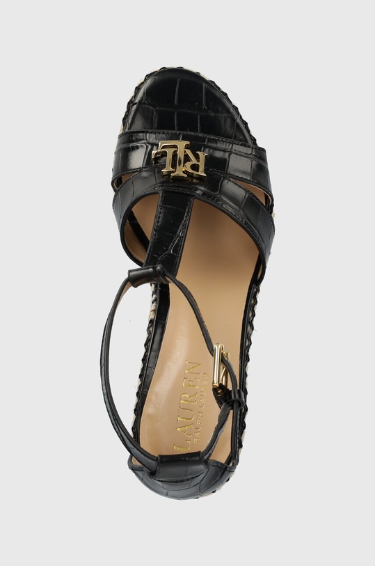 Σανδάλια Lauren Ralph Lauren Hale II μαύρο 802901589006.BLACK