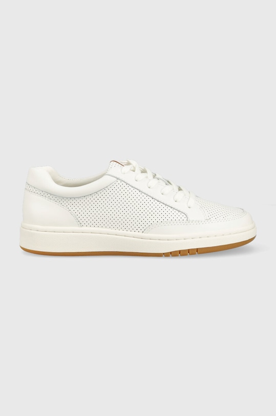 Lauren Ralph Lauren sneakersy skórzane Hailey płaska biały 802904467001.WHITE