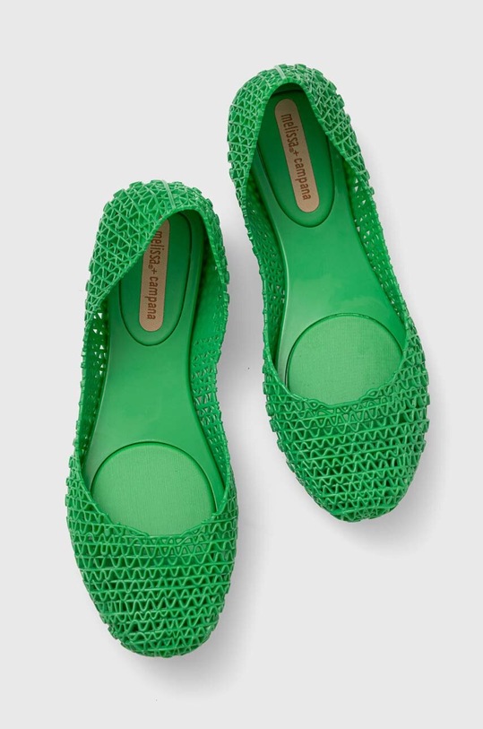 Melissa baleriny MELISSA CAMPANA PAPEL AD M.33693.J800 zielony