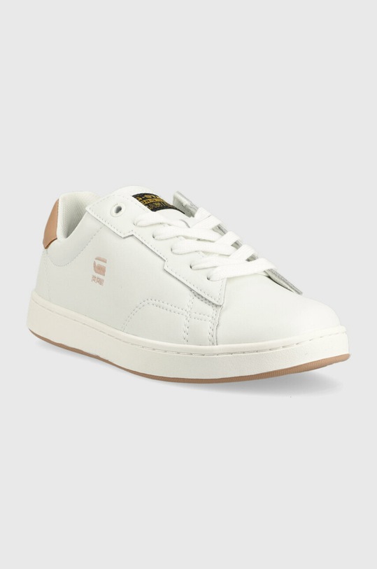 Δερμάτινα αθλητικά παπούτσια G-Star Cadet Pop 2211002518.WHT.LPNK λευκό SS23