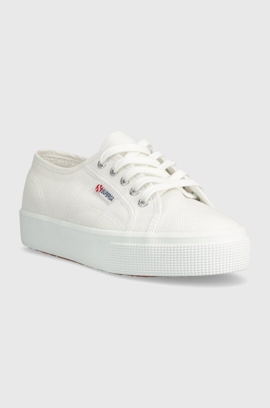 Πάνινα παπούτσια Superga 2730 MID PLATFORM S2127IW λευκό SS23