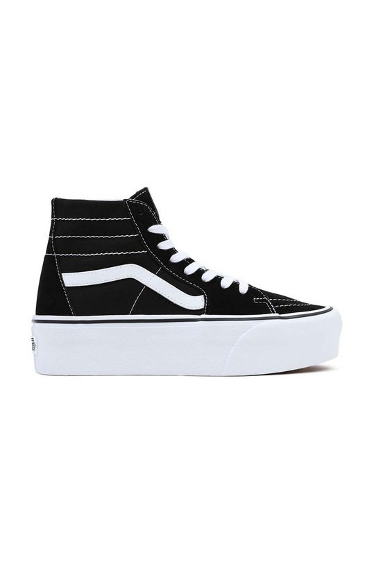 Високи кецове Vans SK8-Hi Tapered Stackform велур черен VN0A5JMKBMX1