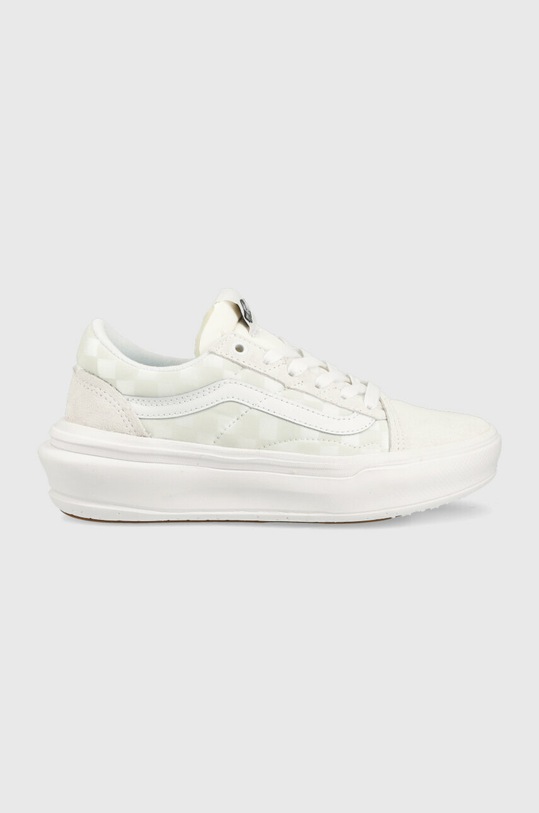 Αθλητικά Vans Old Skool Overt CC δέρμα σαμουά λευκό VN0A7Q5ETDC1