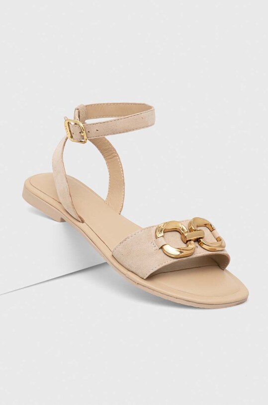 Mexx sandały zamszowe Lena MXCY011802W beżowy SS23