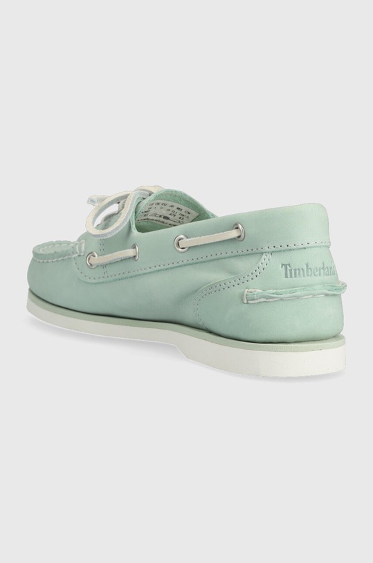 Scarpe Timberland mocassini in camoscio Classic Boat TB0A2N83D801 verde
