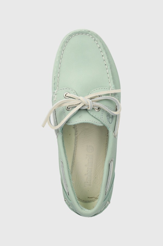 Timberland mocassini in camoscio Classic Boat verde TB0A2N83D801
