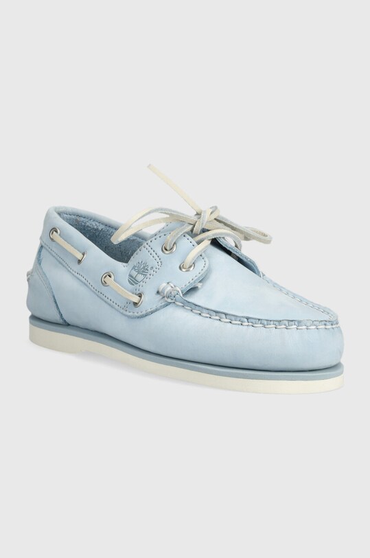 Timberland mocassini in pelle Classic Boat TB0A2NAADU21 blu SS23