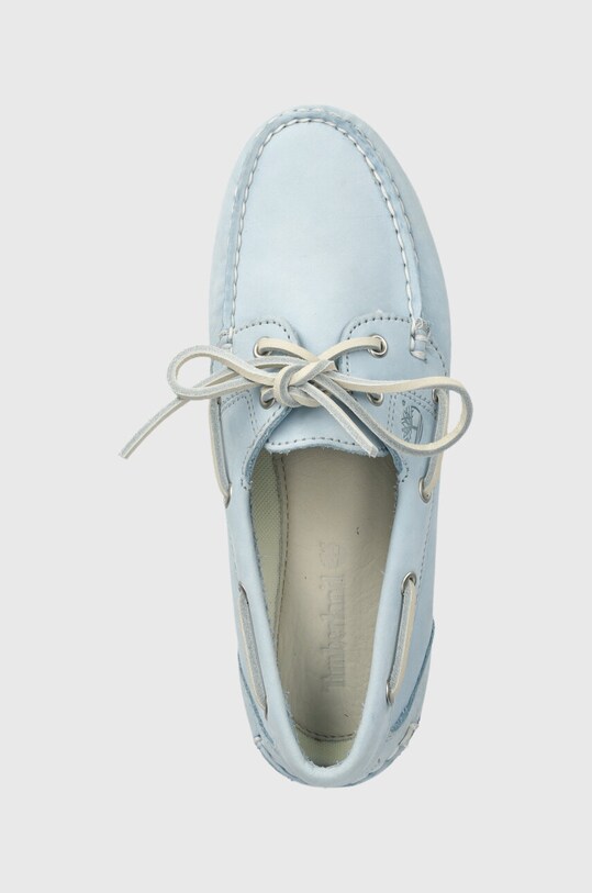 Timberland mocassini in pelle Classic Boat blu TB0A2NAADU21