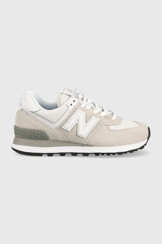 New Balance 574 Core Pack Nimbus Cloud skóra zamszowa szary WL574EVW