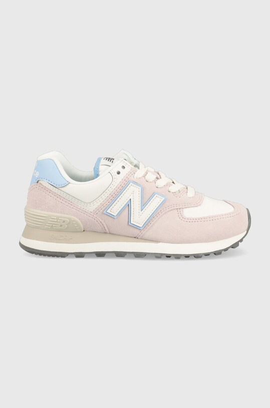 New Balance sneakersy WL574QC skóra zamszowa różowy WL574QC