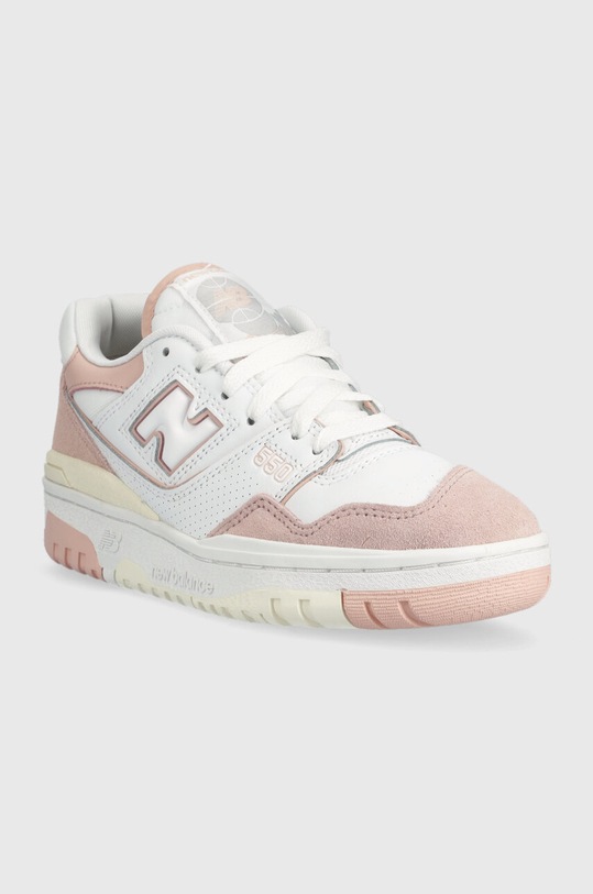 New Balance sneakersy skórzane BBW550CD BBW550CD różowy SS23