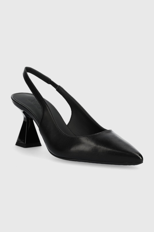 HUGO czółenka skórzane Rebecca 50493002.001 czarny SS23