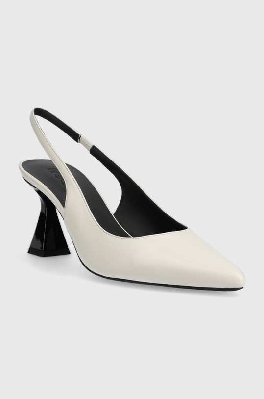 Шкіряні туфлі HUGO Rebecca 50493002.110 бежевий SS23