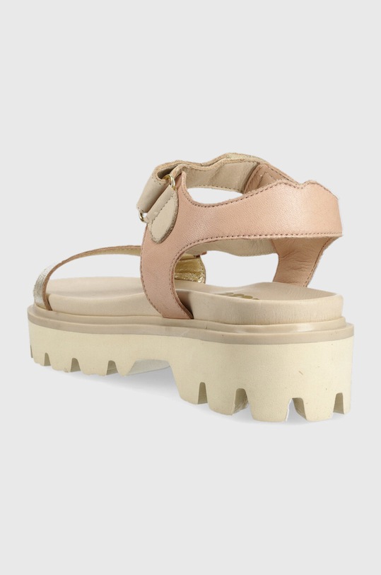 Obuv Kožené sandále Blauer Elsie S3ELSIE07 béžová