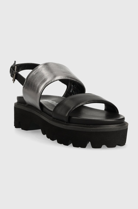 Blauer sandały skórzane Elsie S3ELSIE08 srebrny SS23