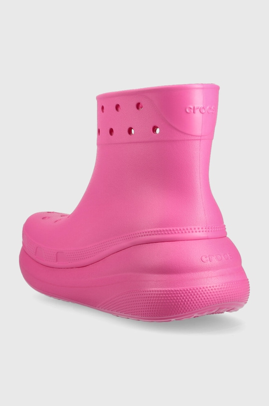 Încălțăminte Crocs cizme Classic Crush Rain Boot 207946.6UB roz