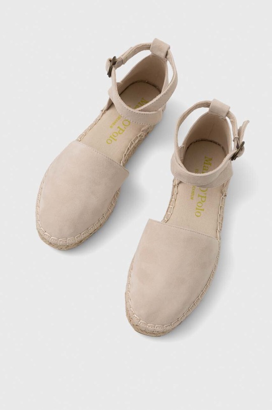 Semišové espadrilky Marc O'Polo 30315613801303.715 béžová SS23
