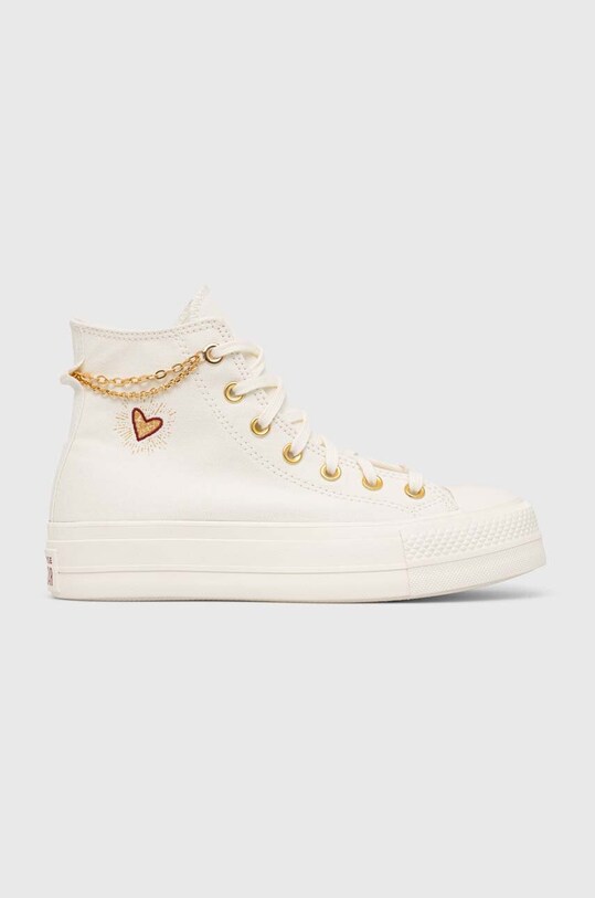 Tenisky Converse Chuck Taylor All Star Lift HI platforma biela A04453C