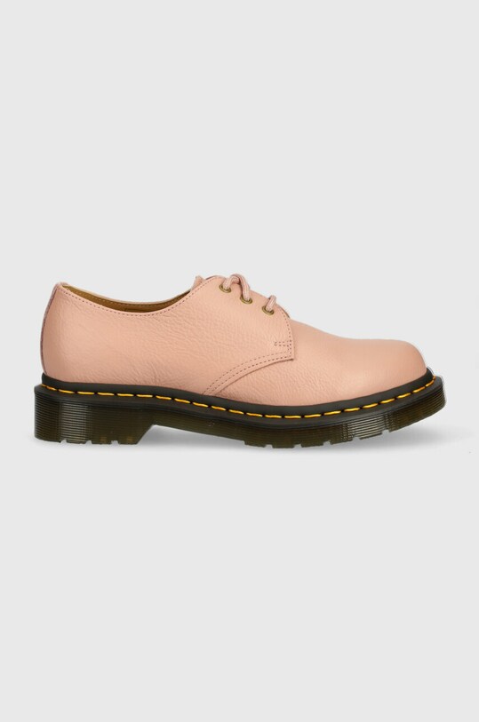 Шкіряні туфлі Dr. Martens 1461 віденський рожевий DM24256329