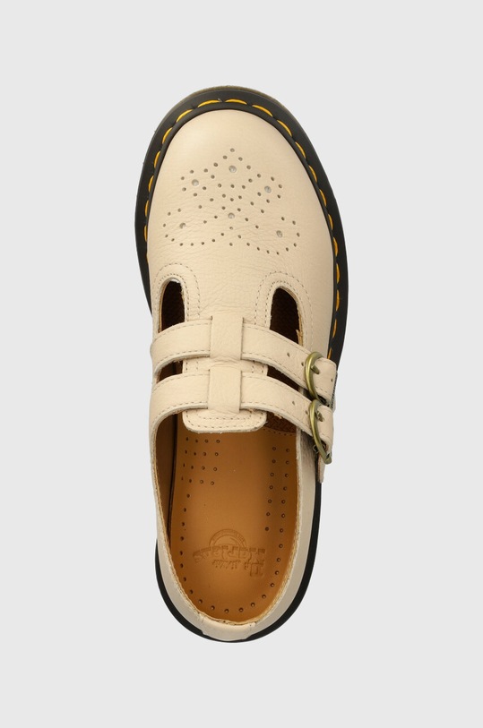 Шкіряні туфлі Dr. Martens 8065 Mary Jane бежевий DM30692292