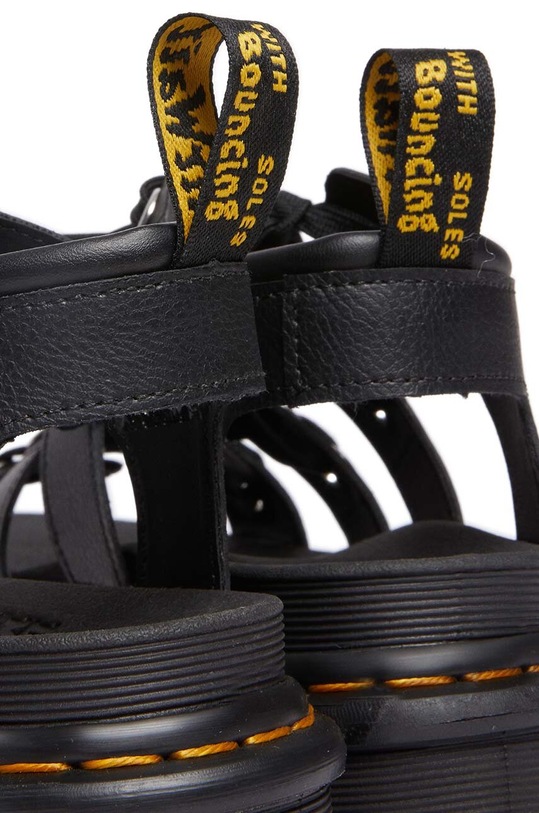 Dr. Martens sandały skórzane Blaire HDW czarny DM30701001