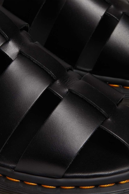 Încălțăminte Dr. Martens sandale de piele Garin DM30766001 negru