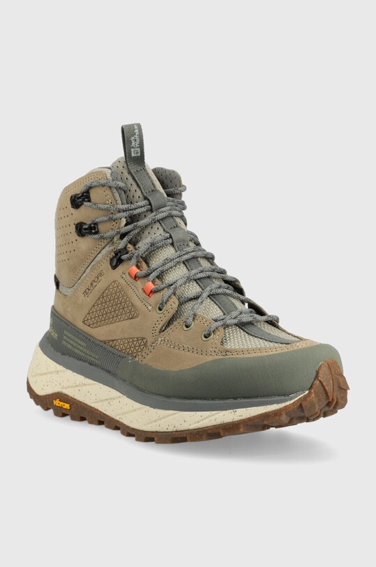 Ботинки Jack Wolfskin Terraquest Texapore Mid 4056391 зелёный AW24