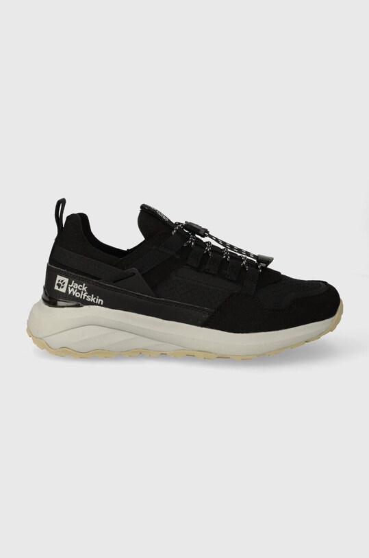 Jack Wolfskin buty Dromoventure Athletic Low imitacja skóry licowej czarny 4057001