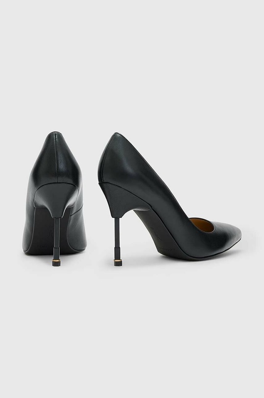 Obuwie AllSaints szpilki skórzane NOVA WF609X czarny