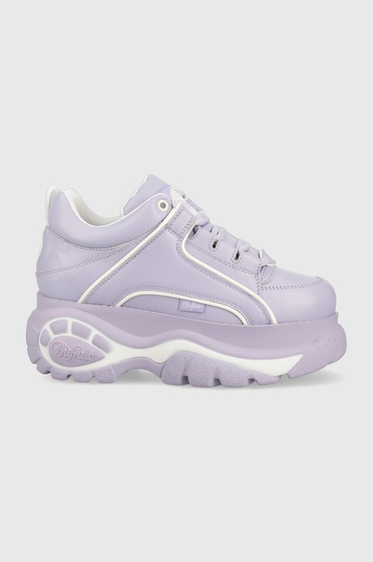 Buffalo sneakersy skórzane 1339-14 2.0 Planet friendly fioletowy 1533296.PUR
