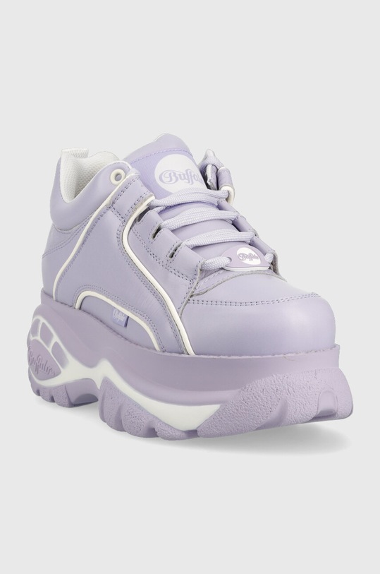 Buffalo sneakersy skórzane 1339-14 2.0 1533296.PUR fioletowy SS23
